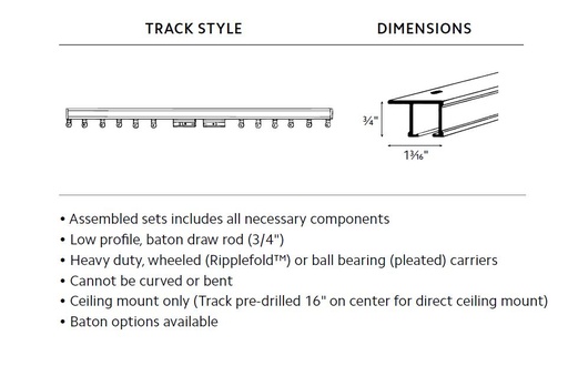 Architrac® Series 94004 Curtain Track...