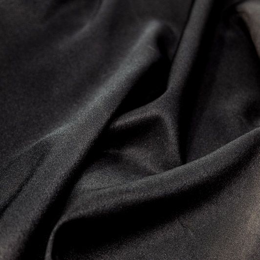 72" Black Poplin Lining 10 oz. IFR