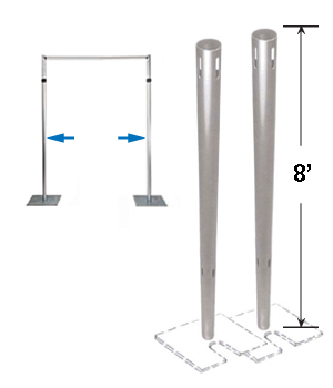 Set Fixed Standard Upright 8'