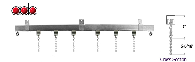 SILENT STEEL® 284R Curtain Track