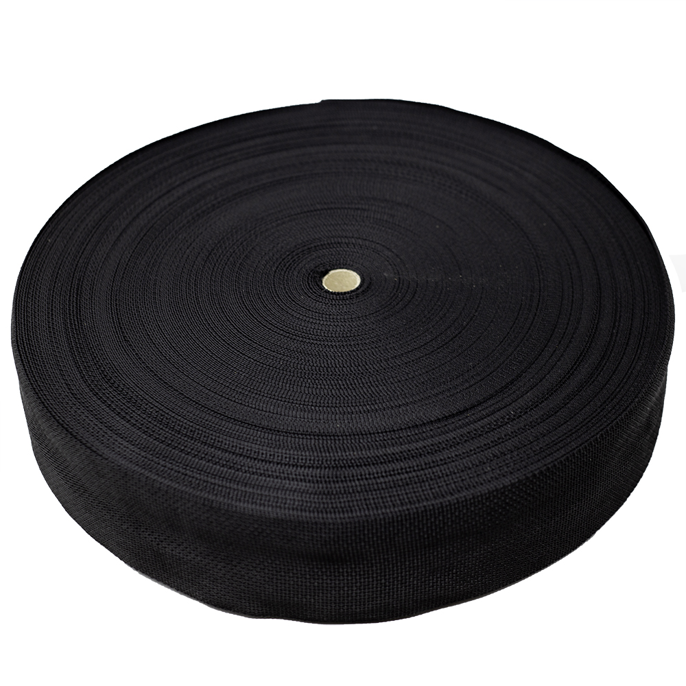 Black and White Poly-Pro Webbing