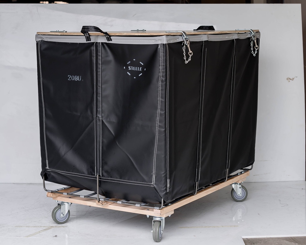 20 BU Vinyl Hamper (Black)