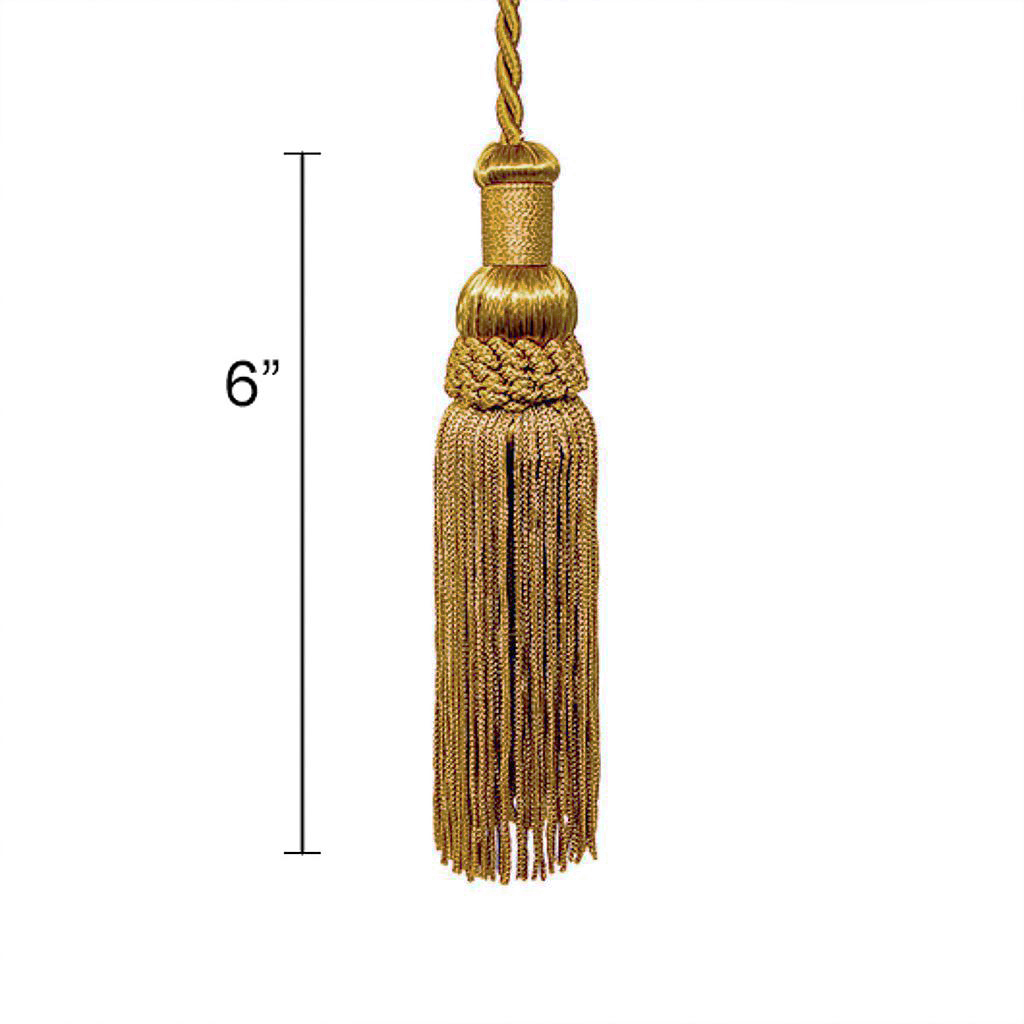 6" Gold Tassel S&K Theatrical Draperies
