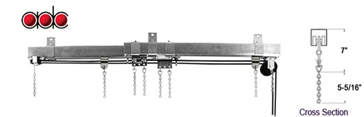 SILENT STEEL® 283N Curtain Track | S&K Theatrical Draperies