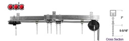 [104504] SILENT STEEL® 283N Curtain Track