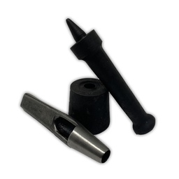 Grommet Setting Tool with Hole Cutter