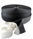 White, Pressure Sensitive. Hook and Loop Fastener Tape.