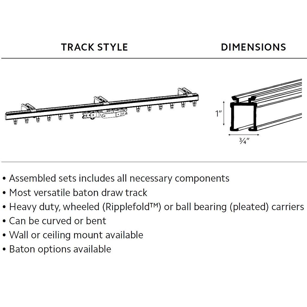 Architrac® Series 94003 Curtain Track | S&K Theatrical Draperies