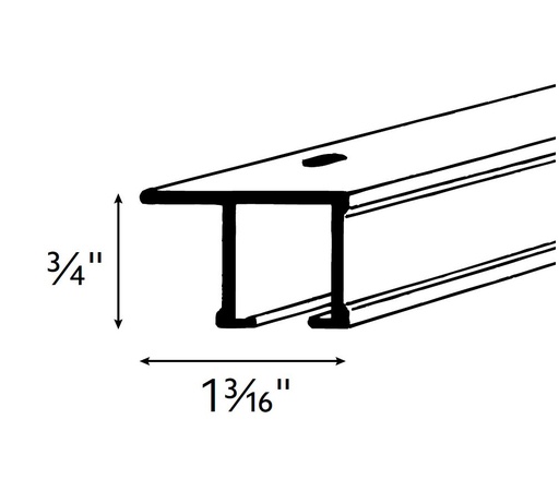 Kirsch 94004 Curtain Track Channel