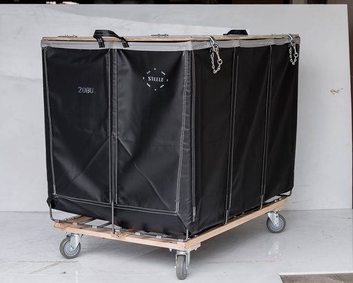 [105517] 20 BU Vinyl Hamper (Black)