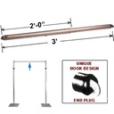 Telescopic Drape Supports